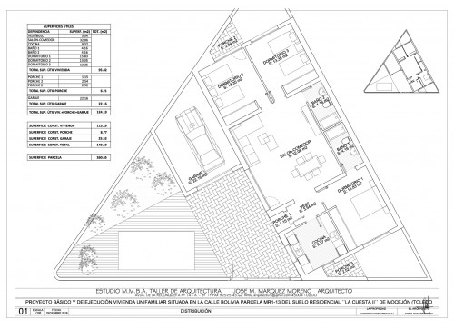 VIVIENDA UNIFAMILIAR ADOSADA, C/ BOLIVIA MR1- 13 MOCEJON (Toledo)