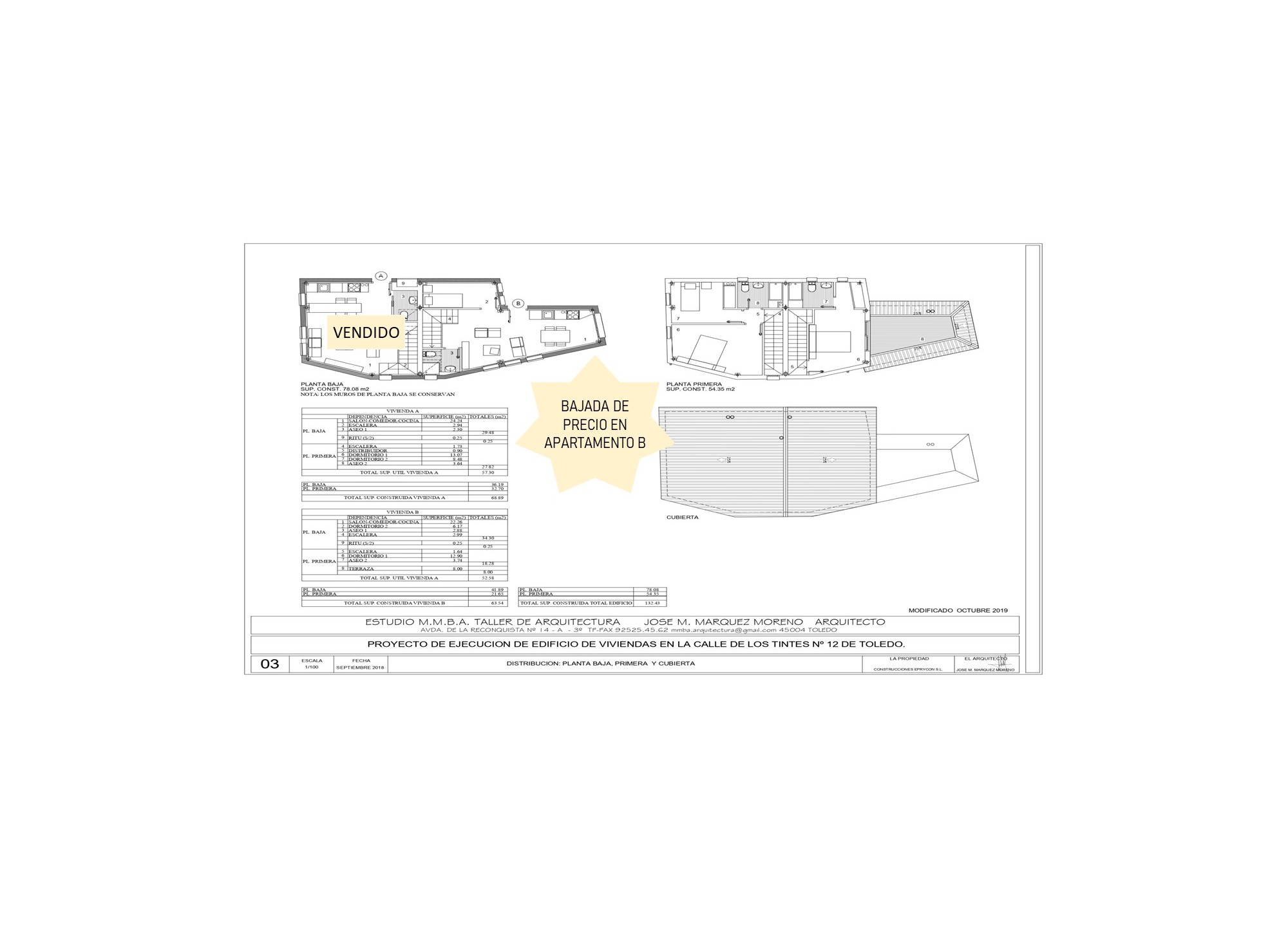 ¡¡¡BAJADA  DE PRECIO !!! APARTAMENTOS C/ TINTES, 12 (TOLEDO)